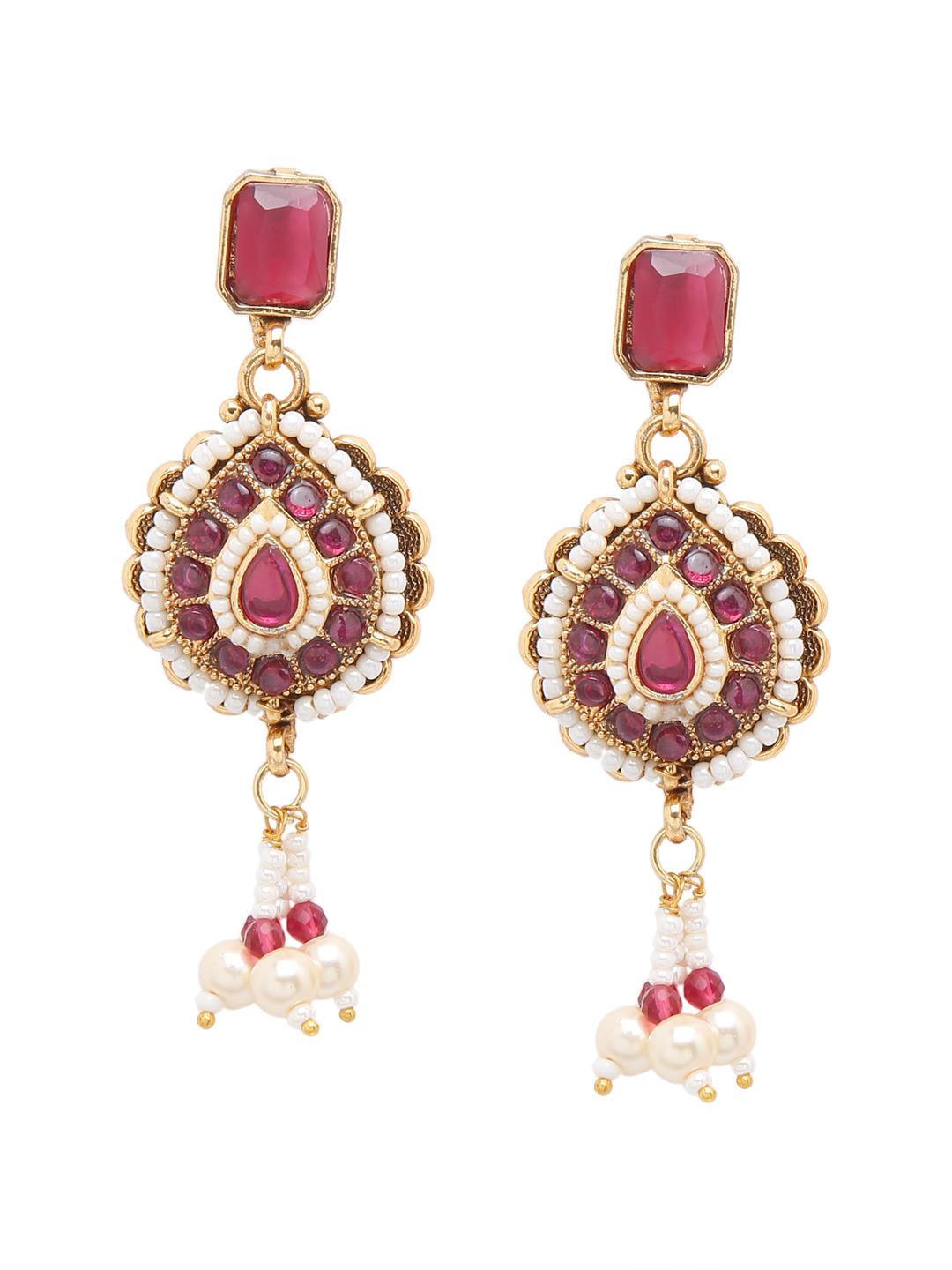 YouBella Jewellery Celebrity Inspired Gold Plated Necklace Jewellery Set for Girls and Women